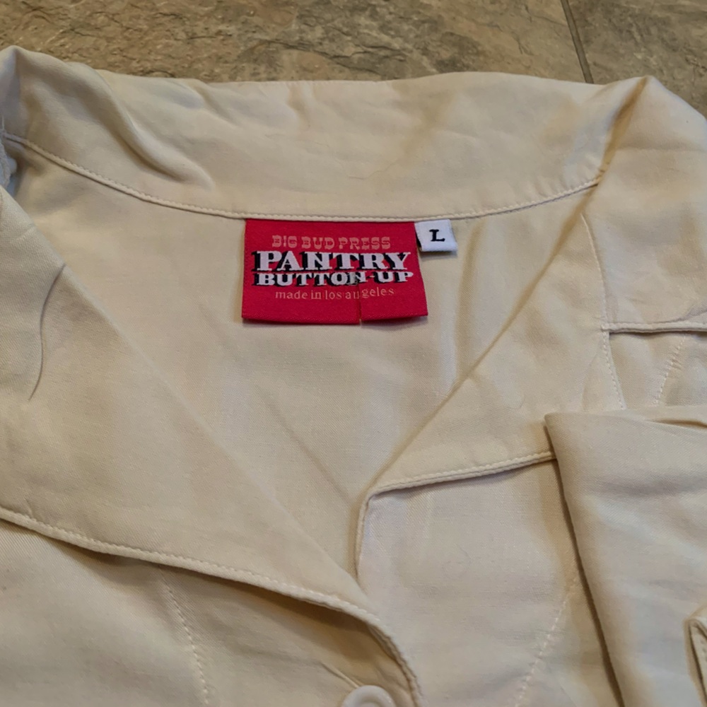 Big Bud Press Pantry Button Up Size Large